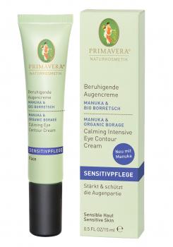 Beruhigende Augencreme Manuka Borretsch von Primavera